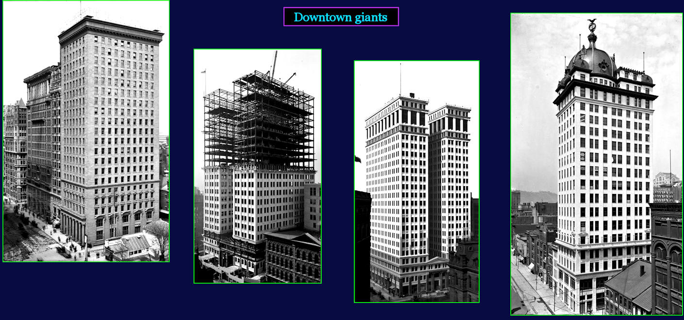 Downtown Goes Vertical, 1910
